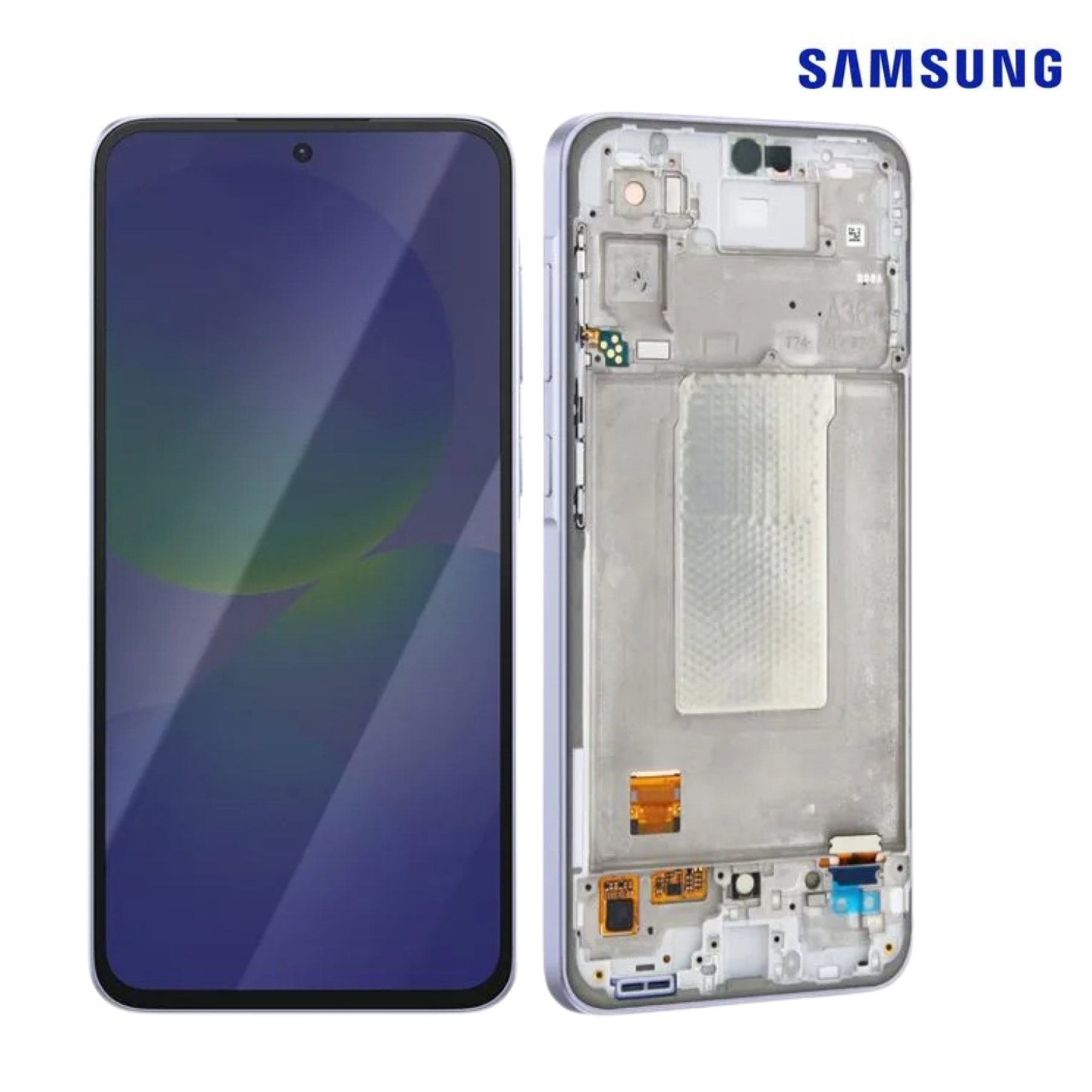 SAMSUNG A12 2020 / SM-A125 BLACK (With Frame) LCD